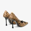 Scarlett 95 Décolleté in cavallino con stampa leopardata naturale Scarlett 95 Décolleté in cavallino con stampa leopardata naturale