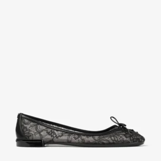 Scarlett Ballerina Ballerine nere con lacci jimmy choo