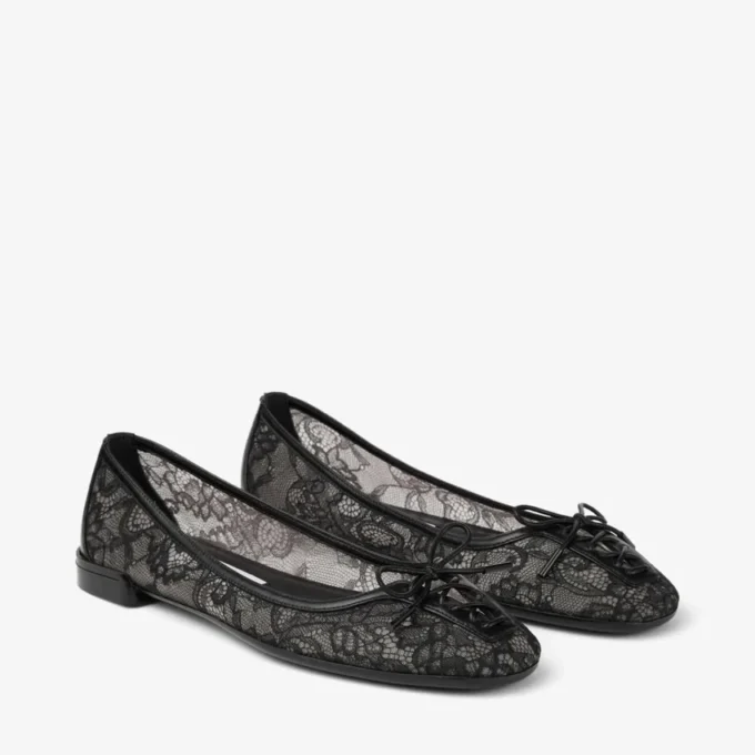 Scarlett Ballerina Ballerine nere con lacci jimmy choo Scarlett Ballerina Ballerine nere con lacci jimmy choo