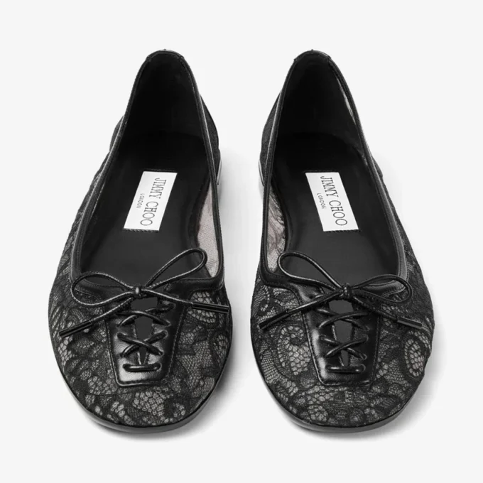 Scarlett Ballerina Ballerine nere con lacci jimmy choo Scarlett Ballerina Ballerine nere con lacci jimmy choo
