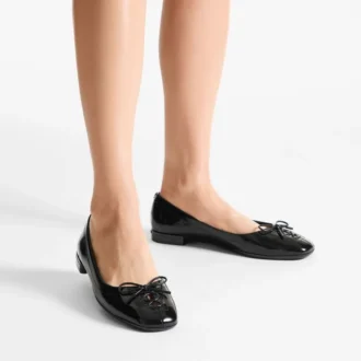 Scarlett Ballerina Ballerine nere morbide spazzolate