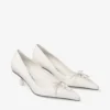 Scarpe con tacco a spillo Scarlett 50 in pelle nappa color latte Scarpe con tacco a spillo Scarlett 50 in pelle nappa color latte