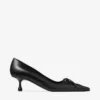 Scarpe con tacco Scarlett 50 in pelle nappa nera Scarpe con tacco Scarlett 50 in pelle nappa nera