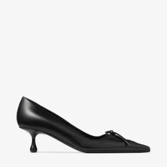 Scarpe con tacco Scarlett 50 in pelle nappa nera
