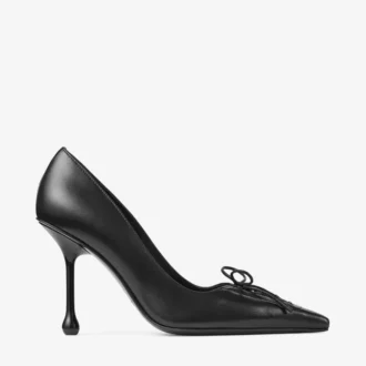 Scarpe con tacco Scarlett 95 in pelle nappa nera