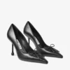 Scarpe con tacco Scarlett 95 in pelle nappa nera Scarpe con tacco Scarlett 95 in pelle nappa nera