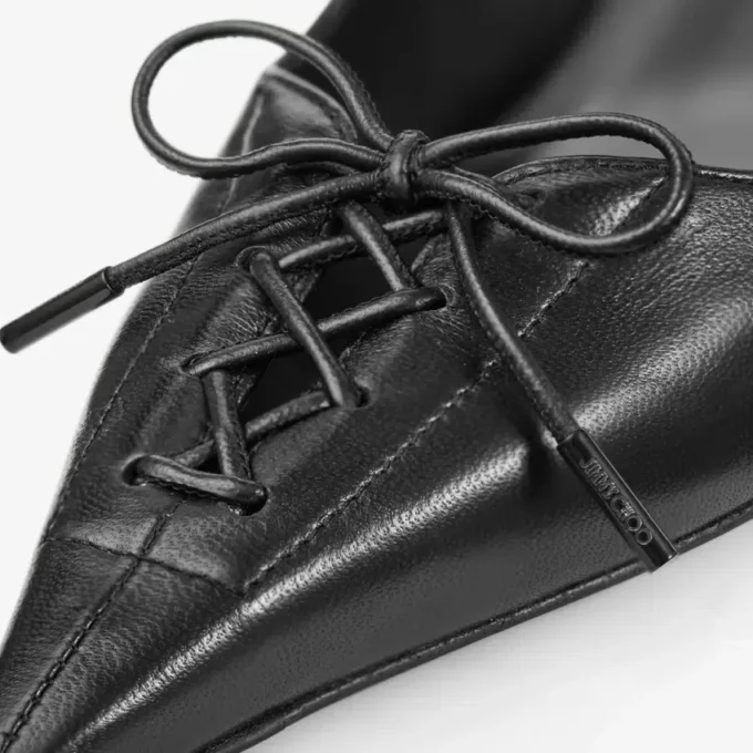 Scarpe con tacco Scarlett 95 in pelle nappa nera Scarpe con tacco Scarlett 95 in pelle nappa nera