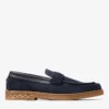 Scarpe da guida Josh Driver in pelle scamosciata rovesciata blu navy Scarpe da guida Josh Driver in pelle scamosciata rovesciata blu navy