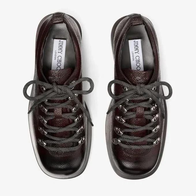 Scarpe stringate Reeves in pelle scozzese color cioccolato Scarpe stringate Reeves in pelle scozzese color cioccolato