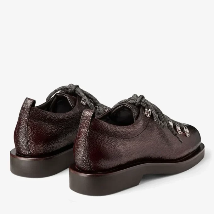 Scarpe stringate Reeves in pelle scozzese color cioccolato Scarpe stringate Reeves in pelle scozzese color cioccolato