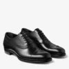 Scarpe stringate Vine in pelle di vitello liscia nera Scarpe stringate Vine in pelle di vitello liscia nera