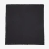 Scialle Emani in jacquard di seta e lana nero Scialle Emani in jacquard di seta e lana nero