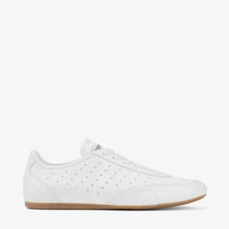 Sneakers basse Sunny F in pelle bianca e gomma