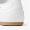 Sneakers basse Sunny F in pelle bianca e gomma Sneakers basse Sunny F in pelle bianca e gomma
