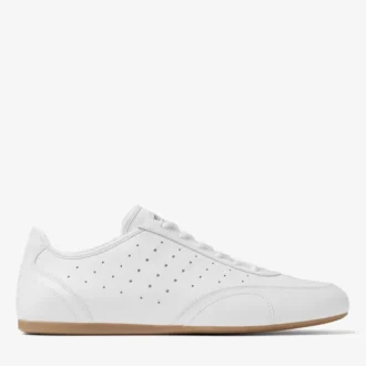 Sneakers basse Sunny M in pelle bianca e gomma