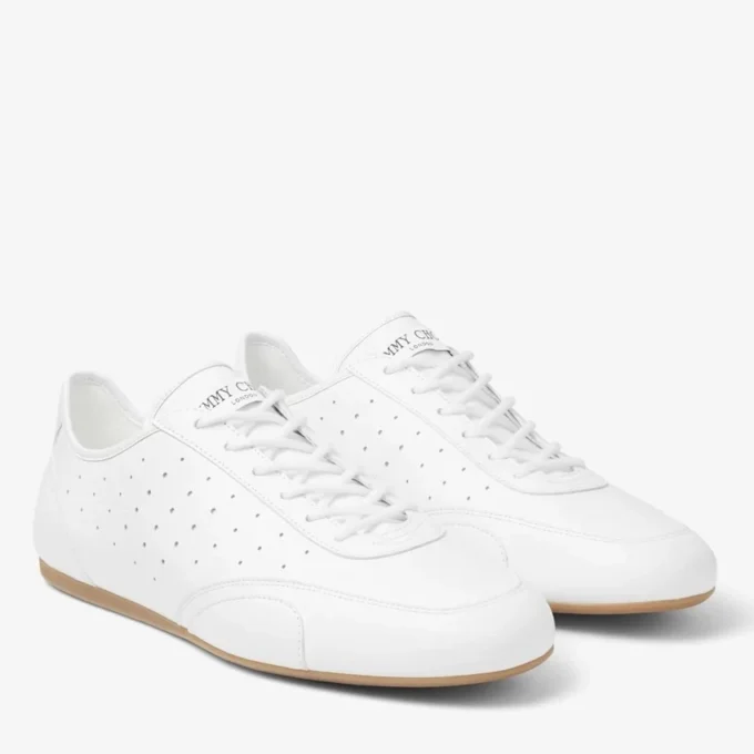Sneakers basse Sunny M in pelle bianca e gomma Sneakers basse Sunny M in pelle bianca e gomma