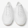 Sneakers basse Sunny M in pelle bianca e gomma Sneakers basse Sunny M in pelle bianca e gomma