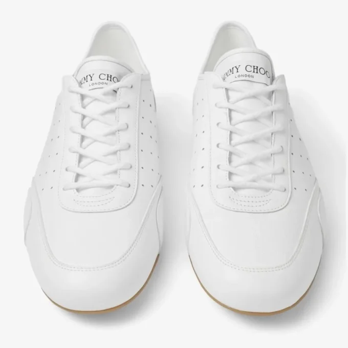 Sneakers basse Sunny M in pelle bianca e gomma Sneakers basse Sunny M in pelle bianca e gomma