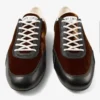 Sneakers basse Sunny M in pelle e velluto color bronzo Sneakers basse Sunny M in pelle e velluto color bronzo