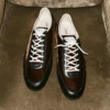 Sneakers basse Sunny M in pelle e velluto color bronzo Sneakers basse Sunny M in pelle e velluto color bronzo