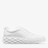 Sneakers con plateau Diamond Maxi M II in pelle nappa bianca Sneakers con plateau Diamond Maxi M II in pelle nappa bianca