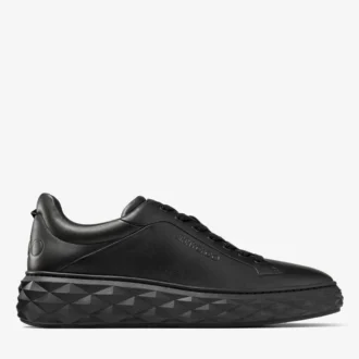 Sneakers con plateau Diamond Maxi M II in pelle nappa nera Sneakers con plateau Diamond Maxi M II in pelle nappa nera