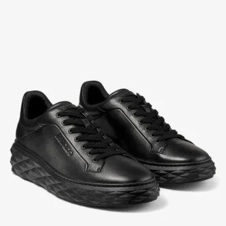 Sneakers con plateau Diamond Maxi M II in pelle nappa nera Sneakers con plateau Diamond Maxi M II in pelle nappa nera