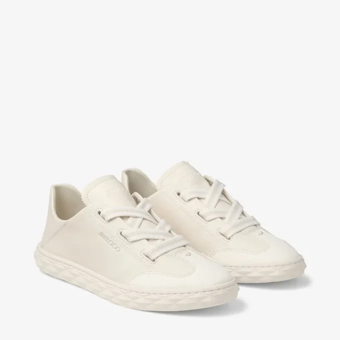 Sneakers Diamond Light Flex F in mix di pelle color latte Sneakers Diamond Light Flex F in mix di pelle color latte