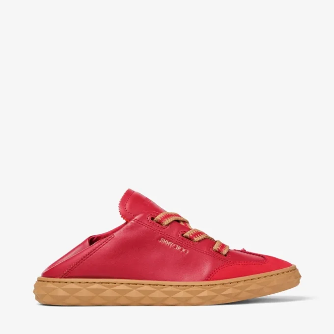 Sneakers Diamond Light Flex F in pelle rosso rubino Sneakers Diamond Light Flex F in pelle rosso rubino