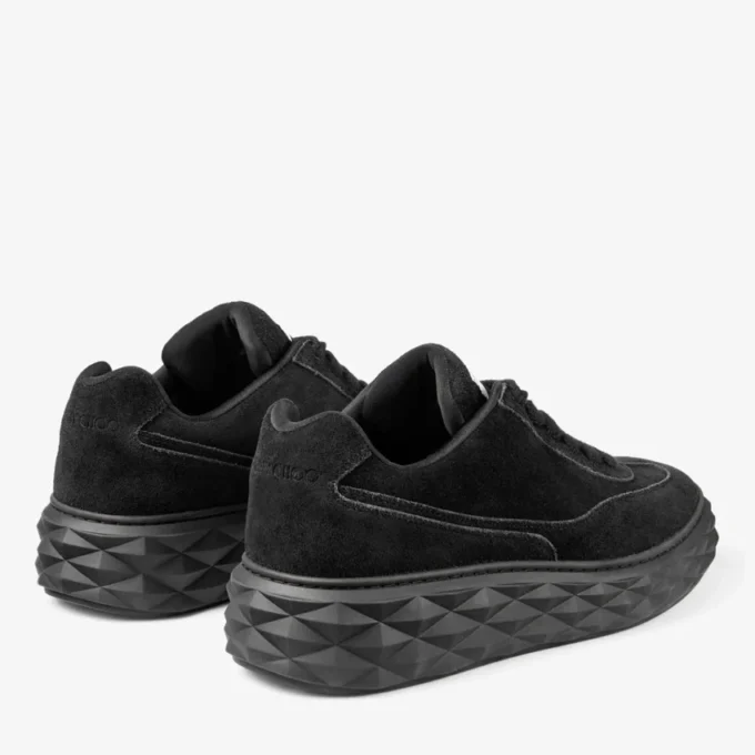 Sneakers Diamond Maxi Retro M in pelle scamosciata e velluto nero Sneakers Diamond Maxi Retro M in pelle scamosciata e velluto nero