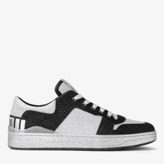 Sneakers Florent M in tessuto glitterato nero Sneakers Florent M in tessuto glitterato nero