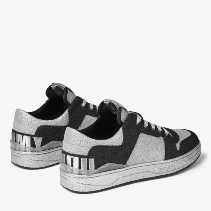 Sneakers Florent M in tessuto glitterato nero Sneakers Florent M in tessuto glitterato nero
