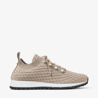 Sneakers Veles in maglia con effetto pietra