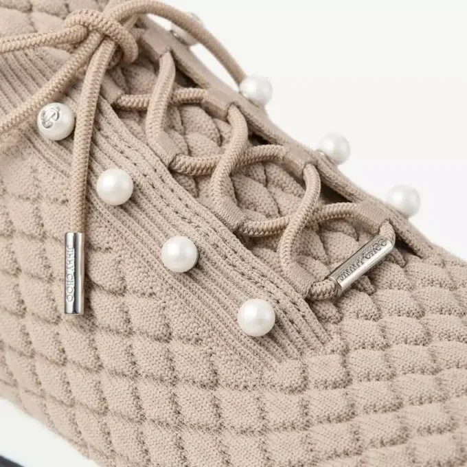 Sneakers Veles in maglia con effetto pietra Sneakers Veles in maglia con effetto pietra