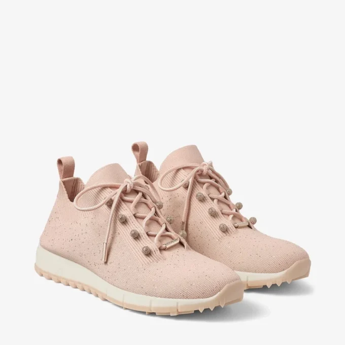 Sneakers Veles in maglia con paillettes Macaron Sneakers Veles in maglia con paillettes Macaron