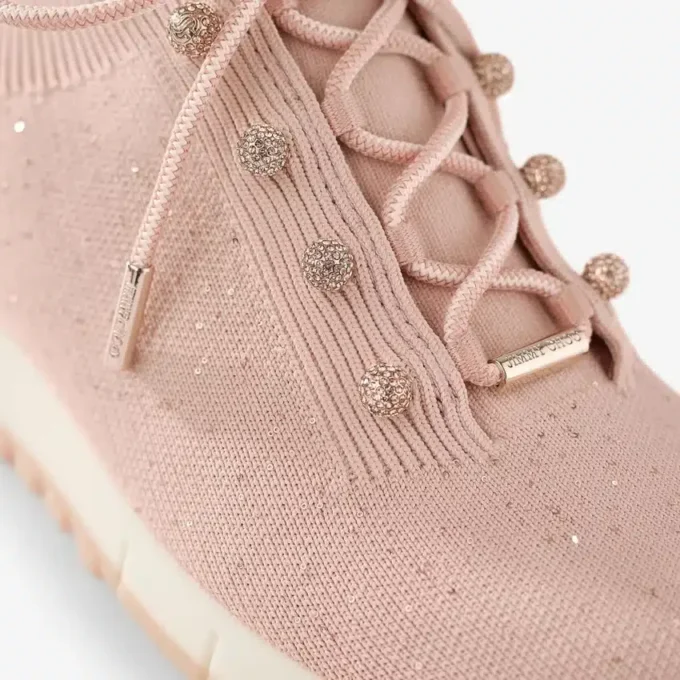 Sneakers Veles in maglia con paillettes Macaron Sneakers Veles in maglia con paillettes Macaron