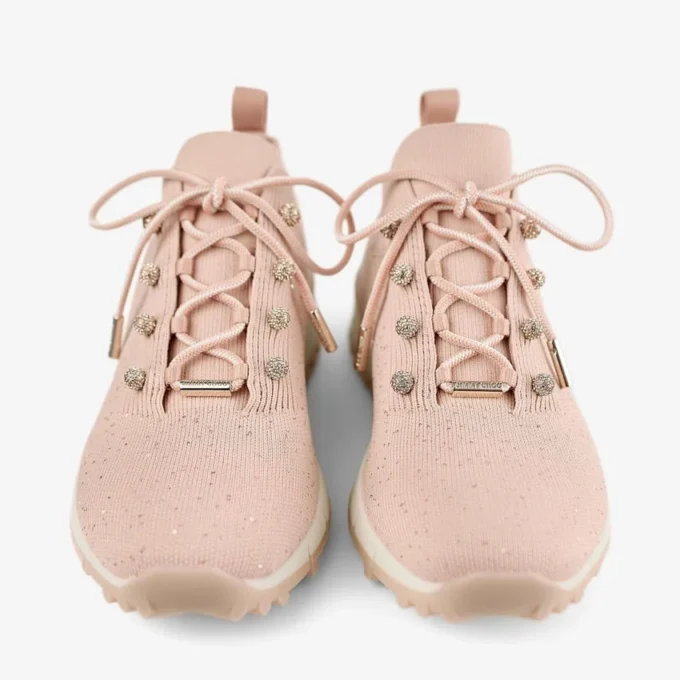 Sneakers Veles in maglia con paillettes Macaron Sneakers Veles in maglia con paillettes Macaron
