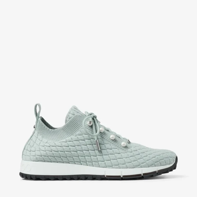 Sneakers Veles Light Verde in maglia testurizzata Sneakers Veles Light Verde in maglia testurizzata