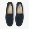 Stanly Driver in pelle scamosciata rovesciata blu navy Stanly Driver in pelle scamosciata rovesciata blu navy