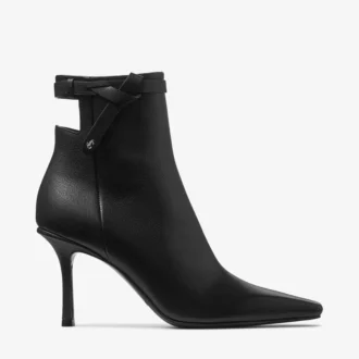 Stivaletti Camie 85 in pelle di capretto lucida nera