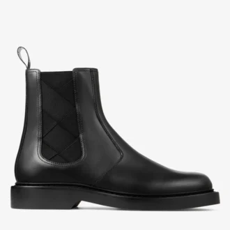 Stivaletti Chelsea Reggie in pelle di vitello nera