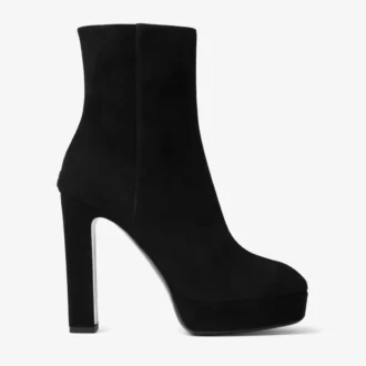Stivaletti Marene 120 in pelle scamosciata nera