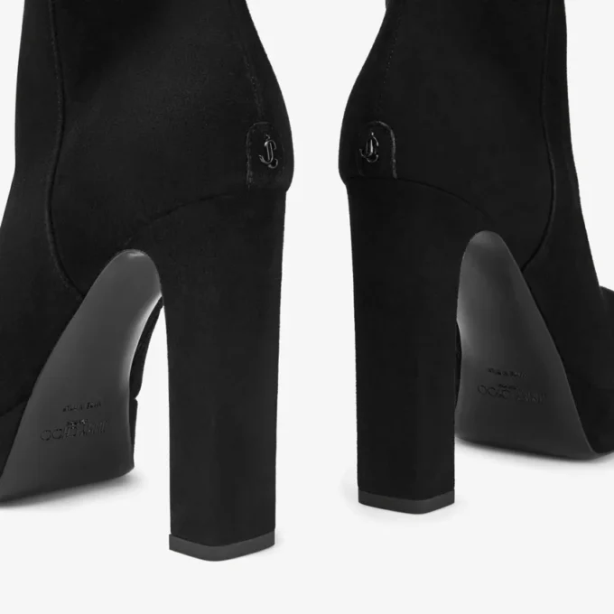 Stivaletti Marene 120 in pelle scamosciata nera Stivaletti Marene 120 in pelle scamosciata nera