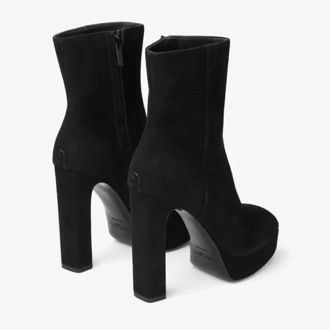 Stivaletti Marene 120 in pelle scamosciata nera Stivaletti Marene 120 in pelle scamosciata nera