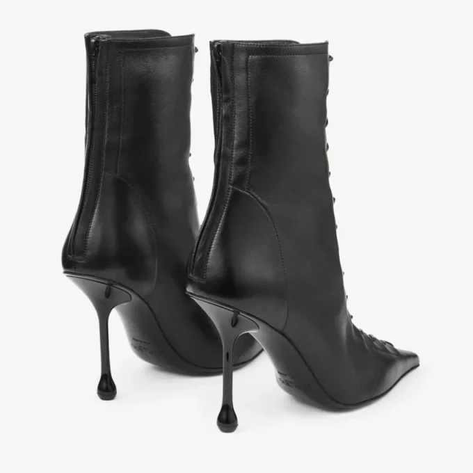 Stivaletti Scarlett 95 in pelle nappa nera Stivaletti Scarlett 95 in pelle nappa nera