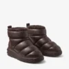 Stivaletti Xan in morbida pelle nappa color cioccolato con fodera in shearling