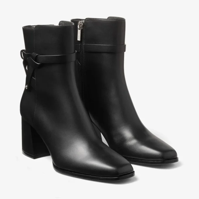 Stivaletto Lawton 65 in pelle di vitello nera Stivaletto Lawton 65 in pelle di vitello nera