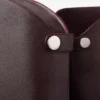 Stivali al ginocchio Alizze 85 in pelle liscia color merlot intenso