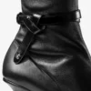 Stivali sopra il ginocchio Camie in nappa elasticizzata nera e pelle spazzolata Stivali sopra il ginocchio Camie in nappa elasticizzata nera e pelle spazzolata