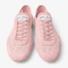 Sunny F in mix di pelle rosa e sneakers basse con lacci jimmy choo Sunny F in mix di pelle rosa e sneakers basse con lacci jimmy choo